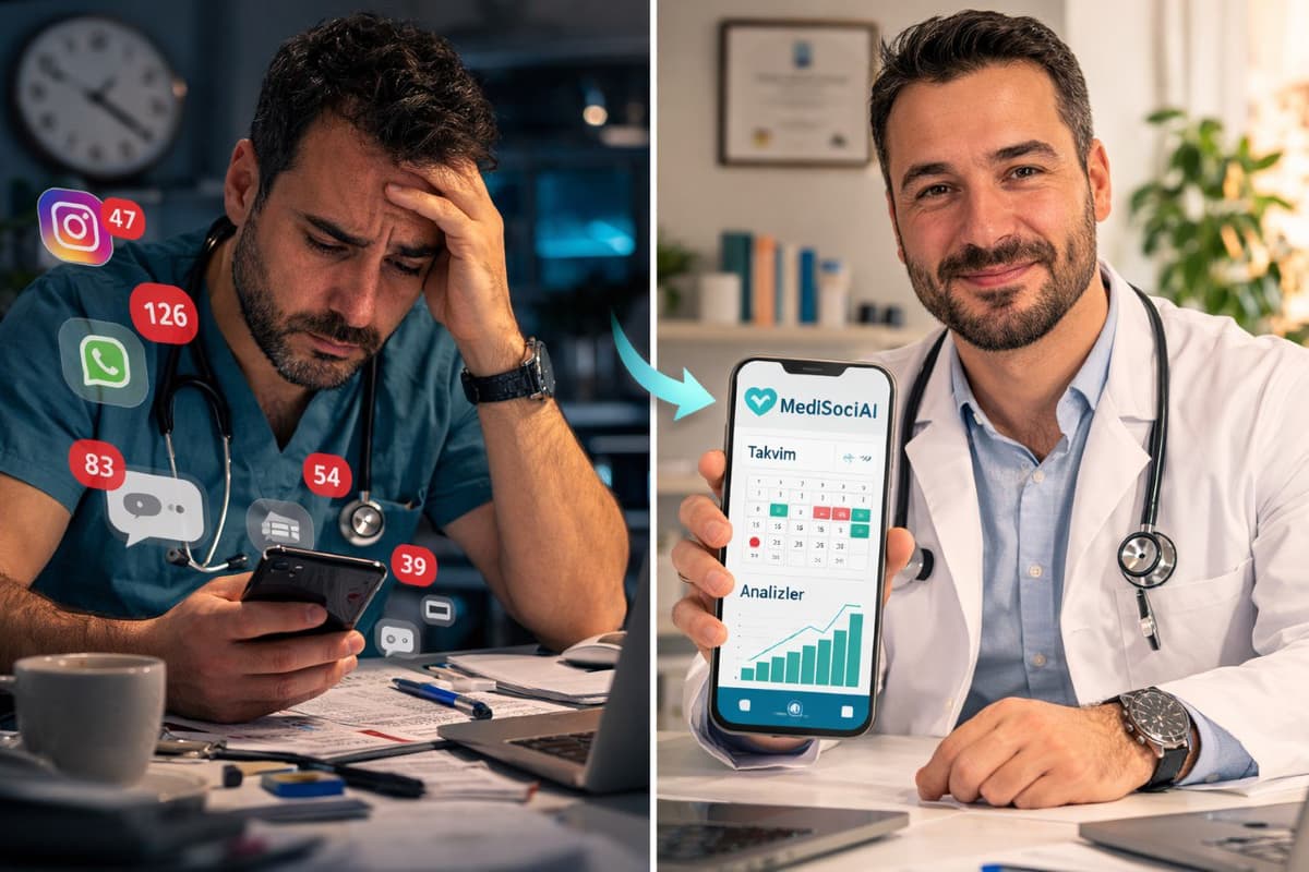 Doktorların dijital dönüşümü — Öncesi ve Sonrası